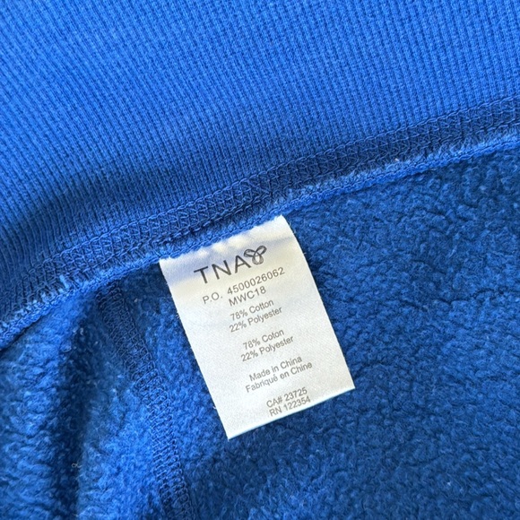 TNA Cobalt Blue Zipped Hoodie - Picture 5 of 9